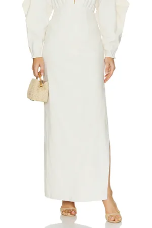 Andrea Iyamah Lino Corset Skirt in . Size S, XL/1X, XS, XXL/2X.