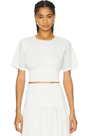 Simkhai Adair Crewneck Crop Top in . Size M.