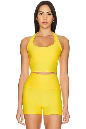 Beyond Yoga Spacedye Well Rounded Cropped Halter in . Size S.