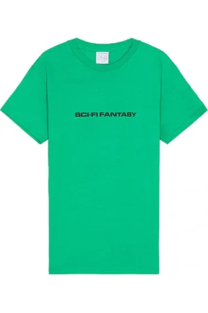 Sci-Fi Fantasy Textured Logo Tee in . Size M, S.