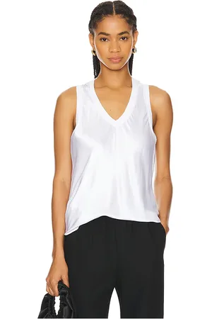 LA Made Bridget Silky Racer Tank in . Size S.