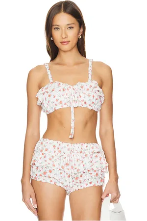 For Love & Lemons Gidget Top in . Size L, S.