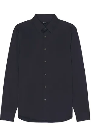 THEORY Sylvain Structure Knit Shirt in . Size XL/1X.
