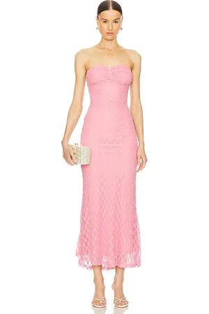 Bardot X REVOLVE Adoni Strapless Midi Dress in . Size 6, 8.