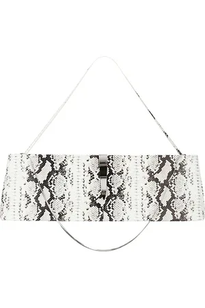 Retrofete Ruth Large Shoulder Bag in White,Black.