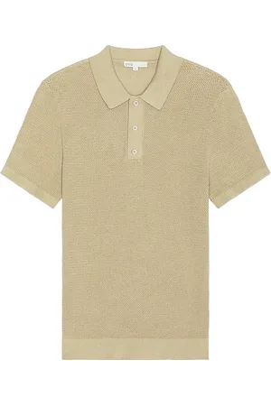ONIA Cotton Textured Knit Polo in . Size S.