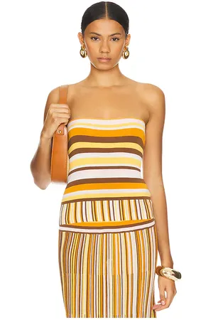 FAITHFULL THE BRAND Citara Strapless Top in . Size M, XL.