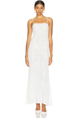 LOBA Caesarea Embroidered Maxi Dress in . Size S, XS, XXS.