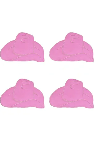 Chefanie Cowboy Hat Cocktail Napkins Set Of 4 in .