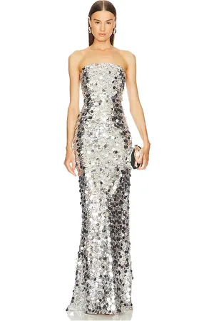 Bronx and Banco Farah Strapless Gown in . Size S.