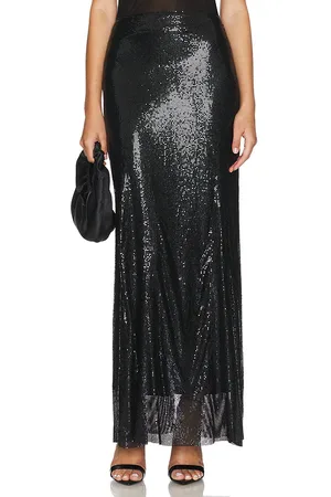 h:ours X Bridget Chainmail Maxi Skirt in . Size XS, XXS.