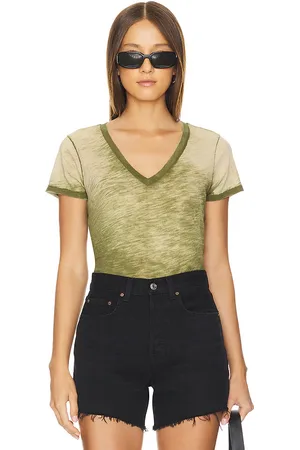 Goldie Estelle Short Sleeve V Neck Boy Tee in . Size XS.