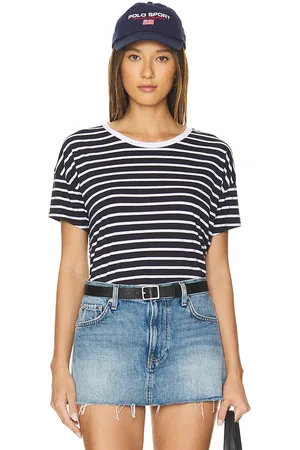 Goldie Estelle Short Sleeve Drop Shoulder Tee in . Size XS.