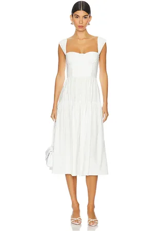 WeWoreWhat Corset Midi Dress in . Size 10, 8.