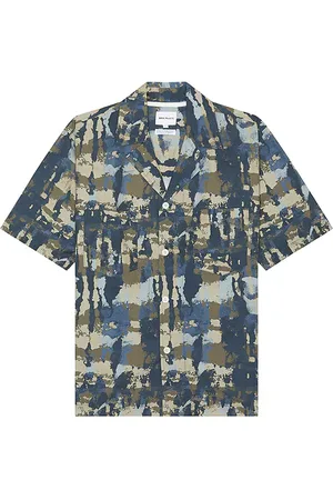 Norse projects Mads Relaxed Printed Shirt in . Size XL/1X.