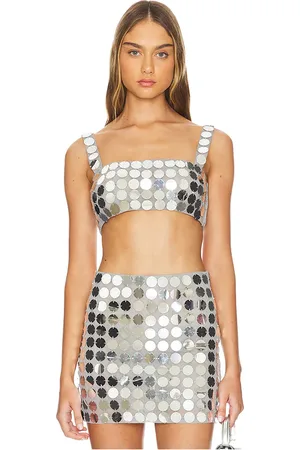 Lovers And Friends Gilles Sequin Crop Top in . Size S, XL, XS.