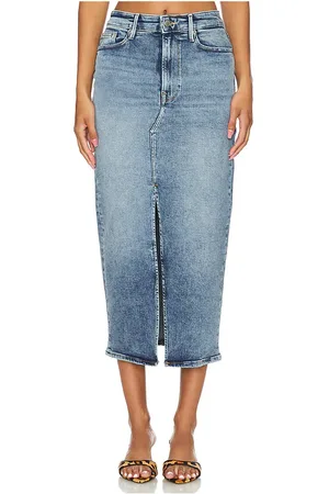 GOOD AMERICAN Slit Front Midi Skirt in . Size 22, 24, 26, 30.