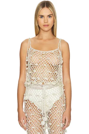 ANDREEVA Crochet Top in . Size L, S, XL.