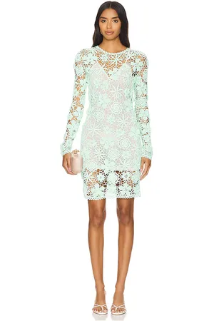 AKNVAS X Revolve Sydney Crochet Mini Dress in . Size S.