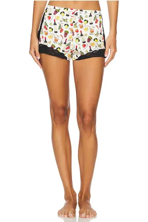 FLEUR DU MAL Charlotte Lace Tap Short in . Size XL, XS.