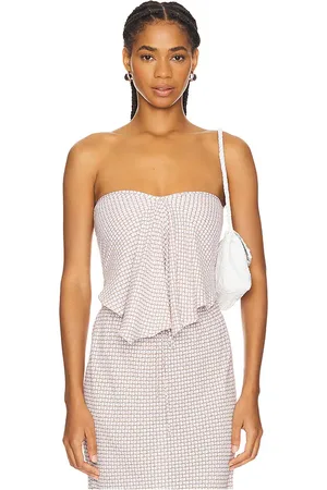 FAITHFULL THE BRAND Emalee Strapless Top in . Size L, XS.