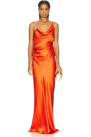 The Sei One Shoulder Cowl Gown in . Size 0, 4.