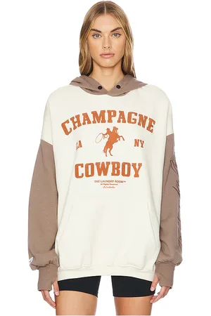 The Laundry Room Champagne Cowboy Hideout Hoodie in . Size M.