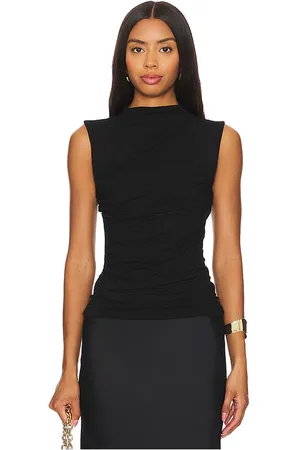 ENZA COSTA Sleeveless Twist Top in . Size L, S, XL, XS.