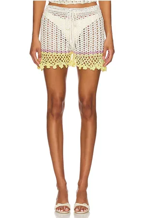 ANDREEVA Crochet Shorts in . Size L.