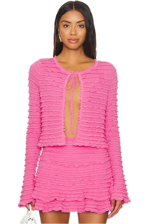 LOVESHACKFANCY Celosia Cardigan in . Size S.