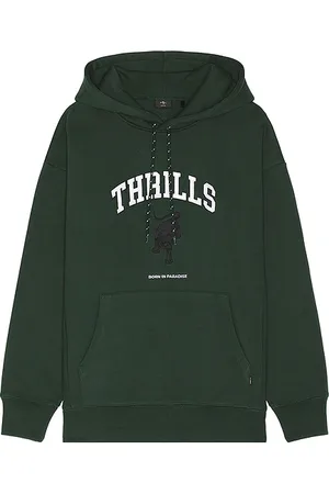 Thrills Hard Knocks Slouch Pull On Hoodie in . Size XL/1X.