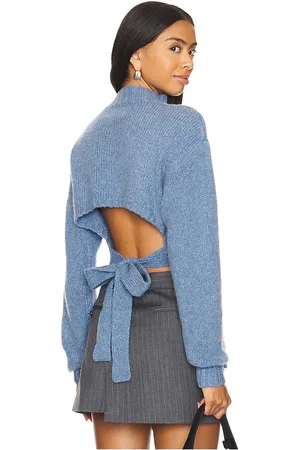 St Agni Wool Cashmere Blend Tie Back Jumper in . Size M, S, XS.