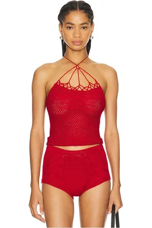 nastyamasha Crochet Halter Top in . Size M, XL.