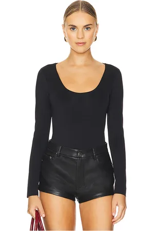 GOOD AMERICAN Scuba Scoop Bodysuit in . Size XS, XXXL/3X, XXXXL/4X.