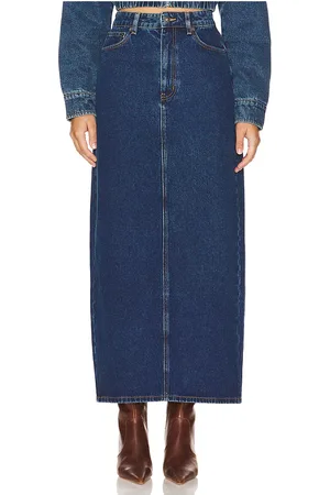 Bardot Evianna Denim Maxi Skirt in . Size 2, 4, 8.