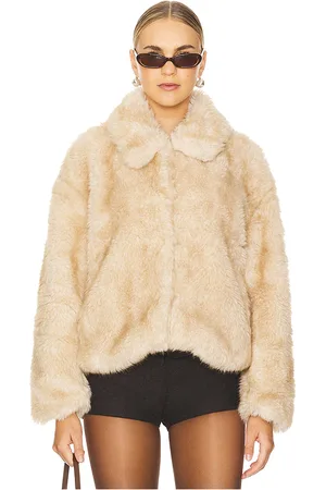 Bardot Sarissa Faux Fur Jacket in . Size 10, 6, 8.