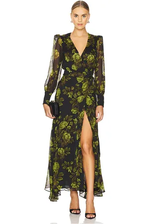 Bardot Lucianna Maxi Wrap Dress in . Size 4.