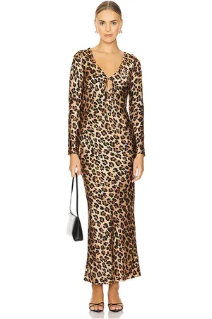 Bardot Verona Printed Satin Dress in . Size 4, 6.