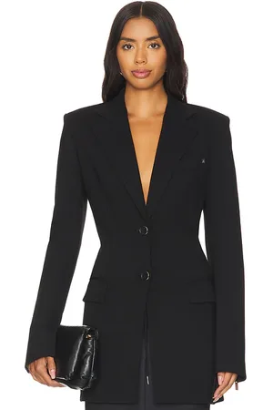 Helmut Lang Waisted Blazer in . Size 10, 4.
