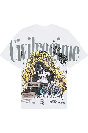 Civil Regime American Classic Oversized Tee in . Size M.