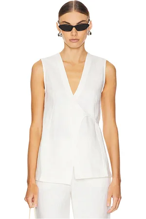 FAITHFULL THE BRAND Lulea Wrap Vest in . Size XS.