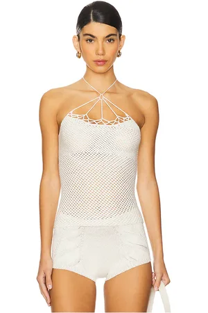 nastyamasha Crochet Halter Top in . Size XL.