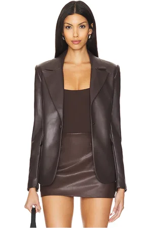 GOOD AMERICAN Better Than Leather Sculpted Blazer in . Size M.