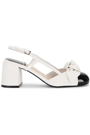 Jeffrey Campbell Baby-Doll Pumps in Black,White. Size 8.5.