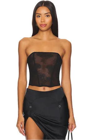 FLEUR DU MAL Bouquet Lace Corset Top in . Size M, S, XS.