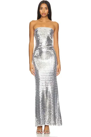 SIMON MILLER Sculpty Strapless Sequin Dress in . Size 10, 12, 4, 6, 8.