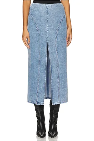 REMAIN Maxi Denim Skirt in . Size 34.