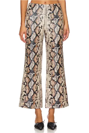 SIMON MILLER Pia Vegan Snake Pant in . Size 6, 8.