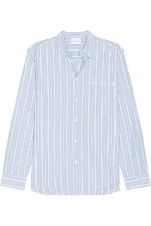 BLUE SKY INN Blue Grandpa Shirt in . Size XL/1X.