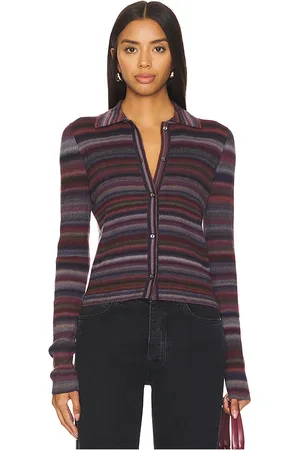 RE/DONE Ribbed Polo Cardigan in . Size S.